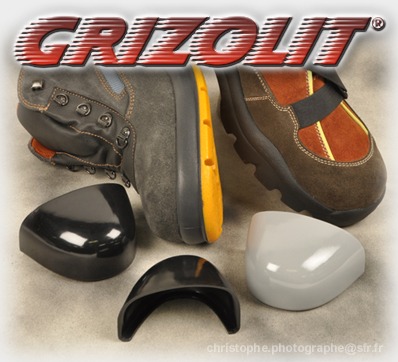 Gérard Grizot : Coque chaussures de sécurité en plastique